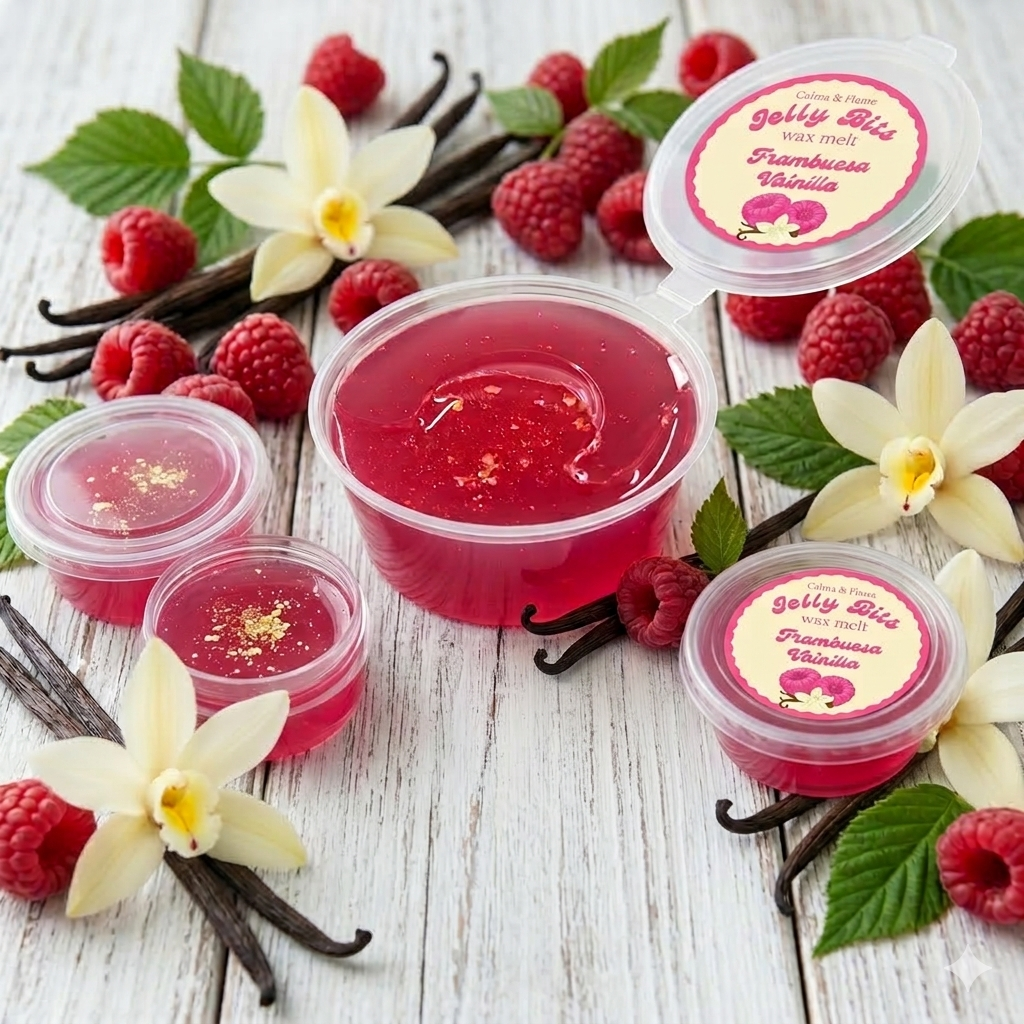 Jelly de Frambuesa y Vainilla