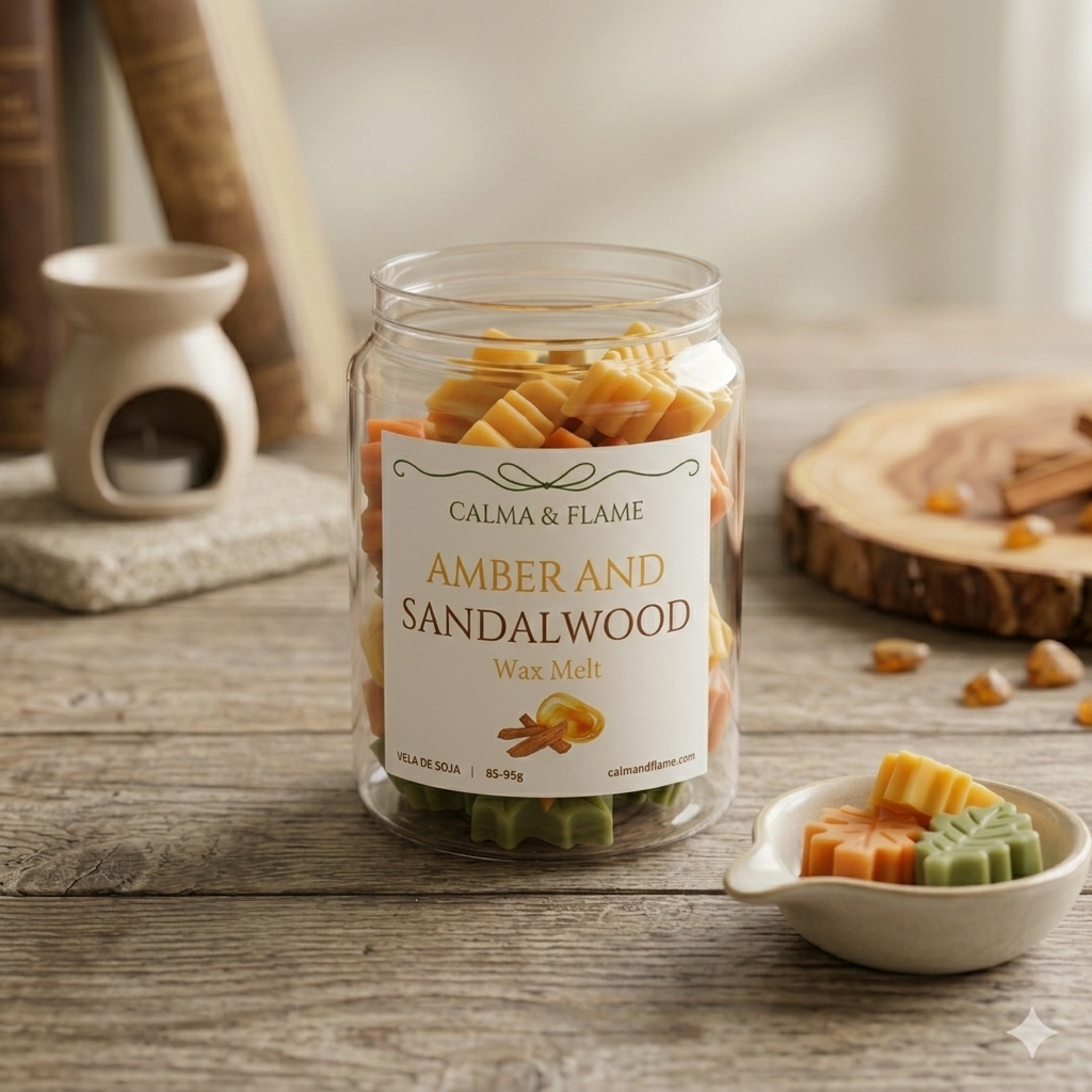 Ámbar y Sándalo - Wax Melts
