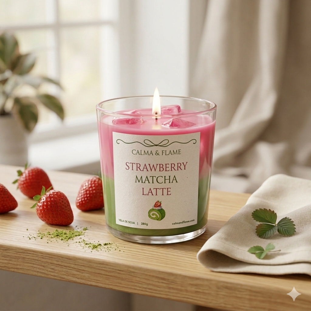 Strawberry Matcha Latte